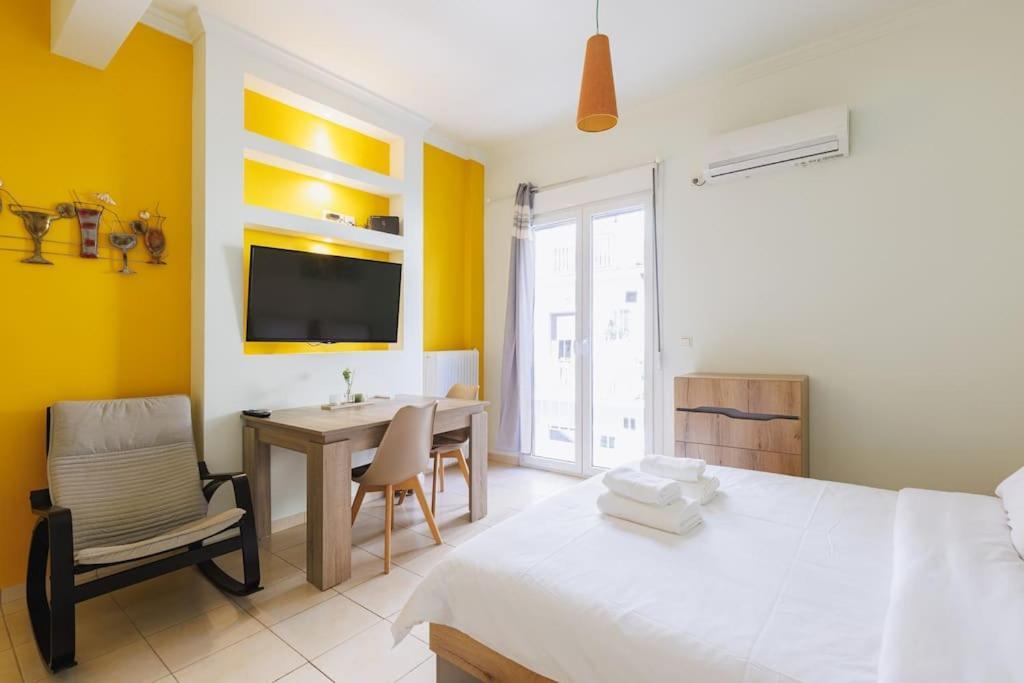 Relaxing Studio In Athens City Center ภายนอก รูปภาพ
